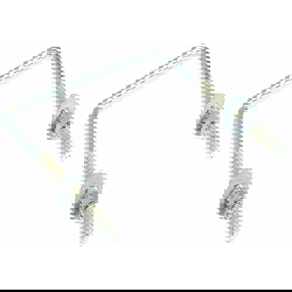 Square U-Bolt: Without Mount Plate, 3/8-16 UNC, 3